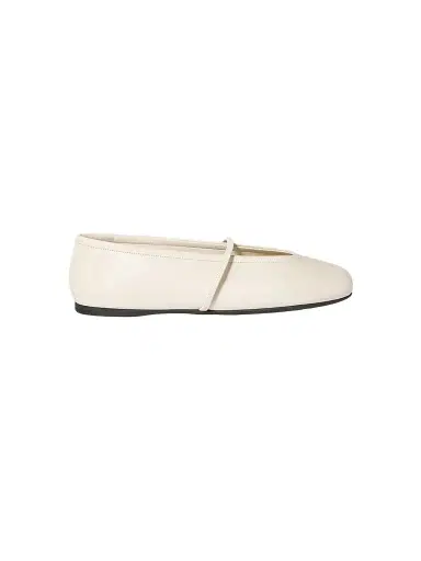 Miu Miu Women's Nappa Leather Ballerinas - Beige Khaki - Size 10 | Thumbnail 1