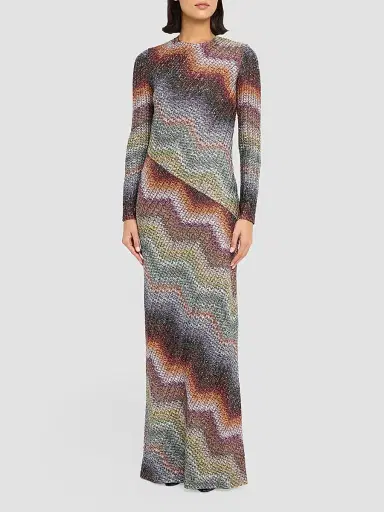 Missoni Women's Wefted Loom Chevron Maxi Dress | Thumbnail 4 Missoni Women's Wefted Loom Chevron Maxi Dress | Thumbnail 4