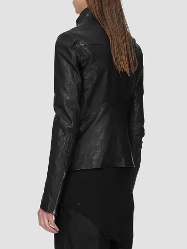 Rick Owens Men's Release Leather Jacket | Thumbnail 2 Rick Owens Men's Release Leather Jacket | Thumbnail 2
