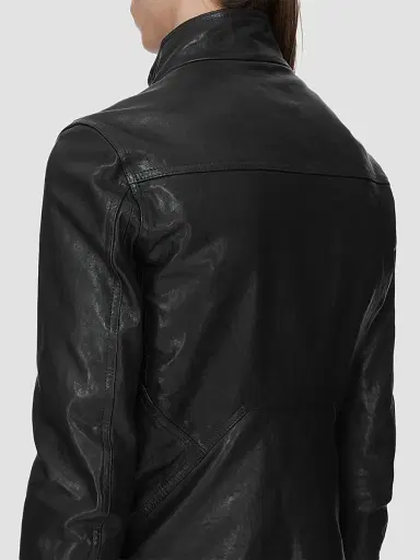Rick Owens Men's Release Leather Jacket | Thumbnail 4 Rick Owens Men's Release Leather Jacket | Thumbnail 4