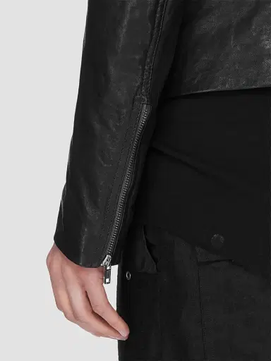 Rick Owens Men's Release Leather Jacket | Thumbnail 5 Rick Owens Men's Release Leather Jacket | Thumbnail 5