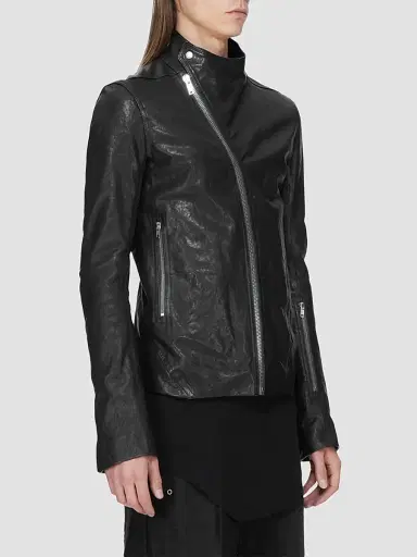 Rick Owens Men's Release Leather Jacket | Thumbnail 8 Rick Owens Men's Release Leather Jacket | Thumbnail 8