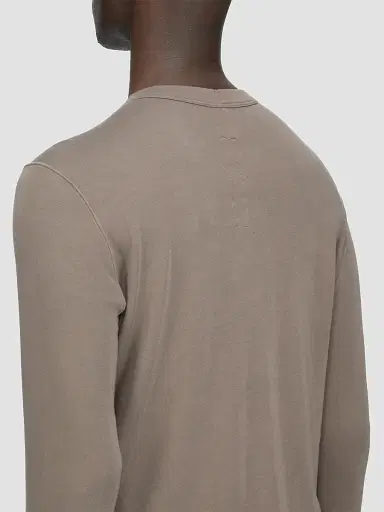 Rick Owens Men's Level Long-Sleeve Cotton T-Shirt - Dust - Size XXL | Thumbnail 5