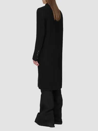 Rick Owens Men's Concordian New Wool Coat | Thumbnail 2