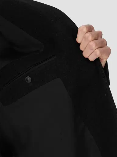 Rick Owens Men's Concordian New Wool Coat | Thumbnail 6