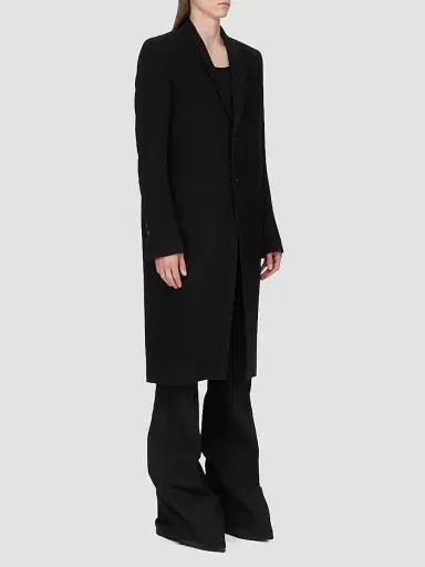 Rick Owens Men's Concordian New Wool Coat | Thumbnail 7