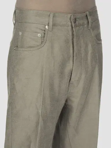 Rick Owens Men's Geth Wide-Leg Jeans - Dark Pearl - Size 34 | Thumbnail 4