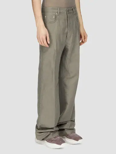 Rick Owens Men's Geth Wide-Leg Jeans - Dark Pearl - Size 34 | Thumbnail 7