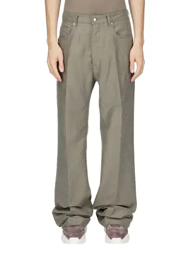 Rick Owens Men's Geth Wide-Leg Jeans - Dark Pearl - Size 34 | Thumbnail 1