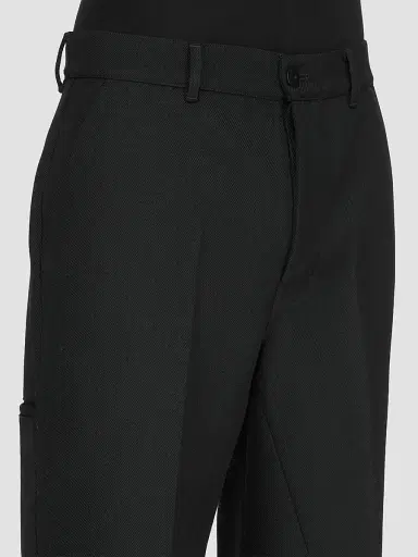 Rick Owens Men's New Wool Work Shorts - Black - Size 28 | Thumbnail 4
