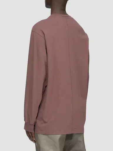 Rick Owens Men's Jumbo Oversized Long-Sleeve Cotton T-Shirt | Thumbnail 3