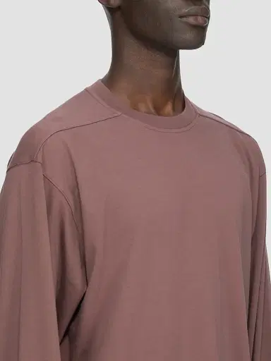 Rick Owens Men's Jumbo Oversized Long-Sleeve Cotton T-Shirt | Thumbnail 4