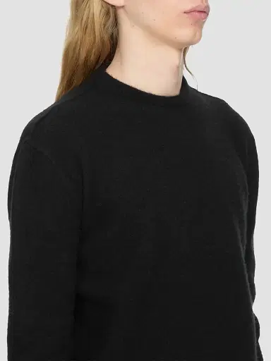 Rick Owens Men's Cashmere-Blend Crewneck Sweater - Black - Size Large | Thumbnail 4