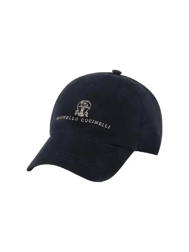 Brunello Cucinelli Men's Suede Baseball Cap with Embroidered Logo