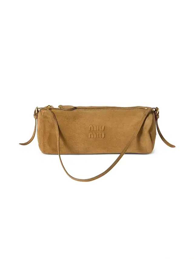 Miu Miu Women's Suede Pouch - Beige