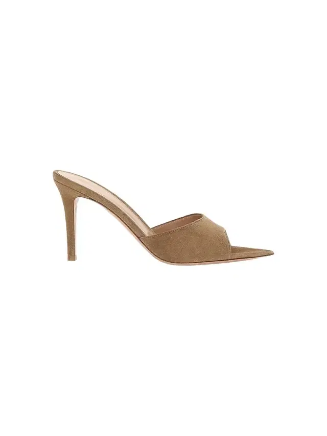 Gianvito Rossi Women's Elle 85MM Suede Mules - Camel