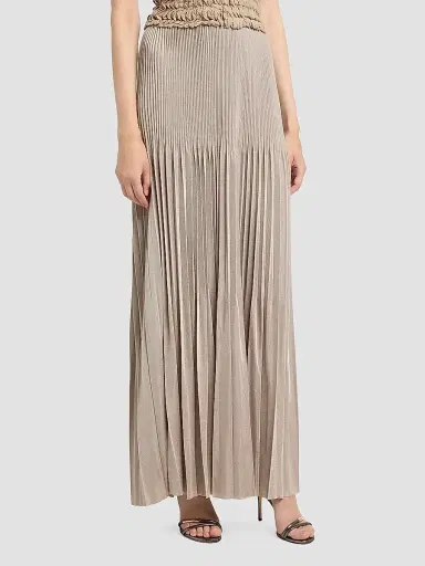 Giorgio Armani Women's Plissé Maxi Skirt | Thumbnail 4 Giorgio Armani Women's Plissé Maxi Skirt | Thumbnail 4