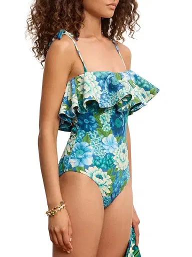 ALÉMAIS Women's Margo Ruffle One-Piece Swimsuit - Size XS | Thumbnail 3 ALÉMAIS Women's Margo Ruffle One-Piece Swimsuit - Size XS | Thumbnail 3
