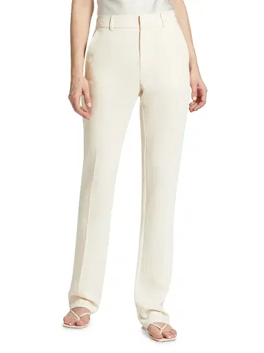Cinq à Sept Women's Kerry Crepe Straight-Leg Pants - | Thumbnail 3 Cinq à Sept Women's Kerry Crepe Straight-Leg Pants - | Thumbnail 3