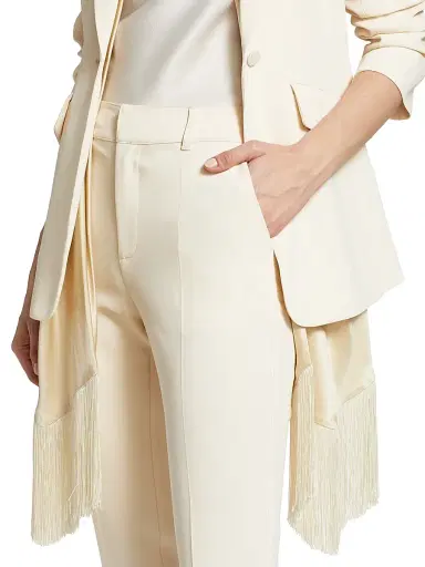 Cinq à Sept Women's Kerry Crepe Straight-Leg Pants - | Thumbnail 6 Cinq à Sept Women's Kerry Crepe Straight-Leg Pants - | Thumbnail 6