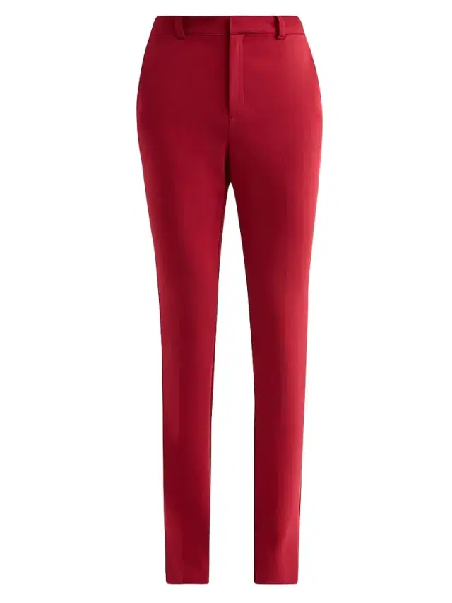Cinq à Sept Women's Kerry Crepe Straight-Leg Pants - Berrywine