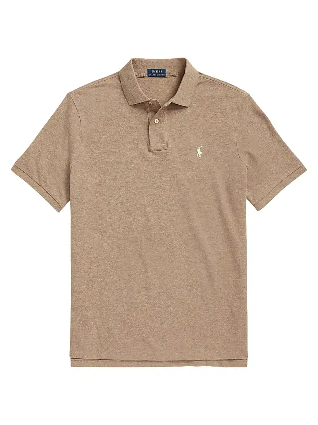 Polo Ralph Lauren Men's The Iconic Cotton Mesh Polo Shirt - Grey Cloud Heather