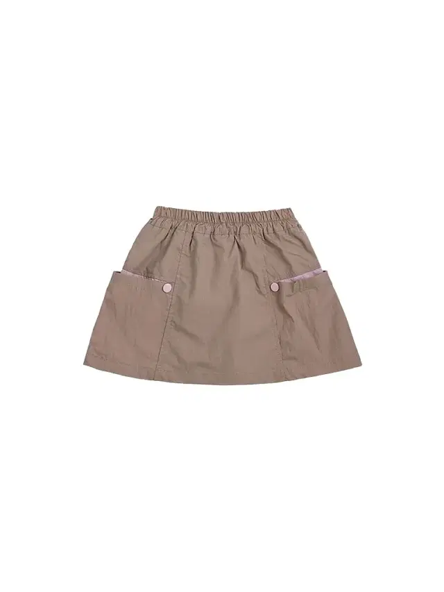 Mimi Tutu Little Girl's & Girl's Skirt with Pocket Trim - Brown Pink