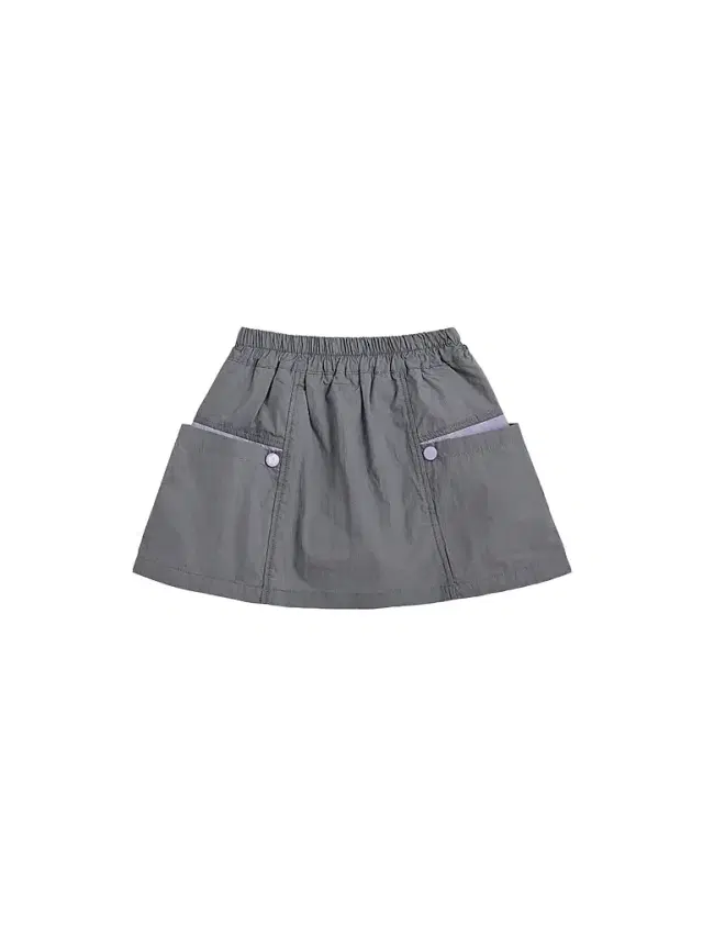 Mimi Tutu Little Girl's & Girl's Skirt with Pocket Trim - Gray Purple