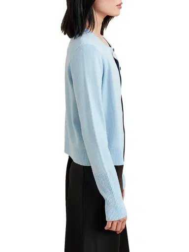 La Ligne Women's Cashmere Cardigan - Light Blue - Size Medium | Thumbnail 3