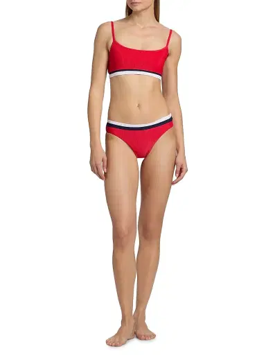 BEACH RIOT Women's Val Colorblocked Bralette Bikini Top | Thumbnail 2 BEACH RIOT Women's Val Colorblocked Bralette Bikini Top | Thumbnail 2