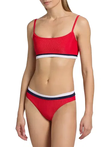 BEACH RIOT Women's Val Colorblocked Bralette Bikini Top | Thumbnail 3 BEACH RIOT Women's Val Colorblocked Bralette Bikini Top | Thumbnail 3
