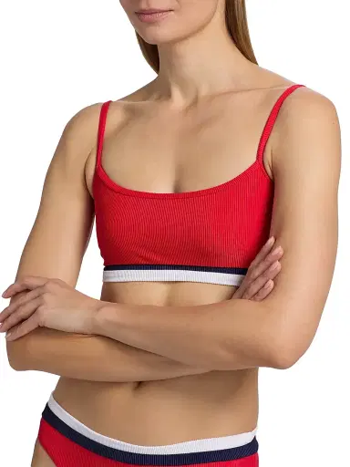 BEACH RIOT Women's Val Colorblocked Bralette Bikini Top | Thumbnail 6 BEACH RIOT Women's Val Colorblocked Bralette Bikini Top | Thumbnail 6