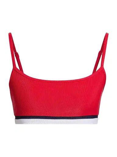 BEACH RIOT Women's Val Colorblocked Bralette Bikini Top | Thumbnail 1 BEACH RIOT Women's Val Colorblocked Bralette Bikini Top | Thumbnail 1