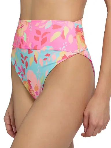 BEACH RIOT Women's Highway Bloom Lagoon Bikini Bottom - Bloom Lagoon - Size Medium | Thumbnail 6 BEACH RIOT Women's Highway Bloom Lagoon Bikini Bottom - Bloom Lagoon - Size Medium | Thumbnail 6