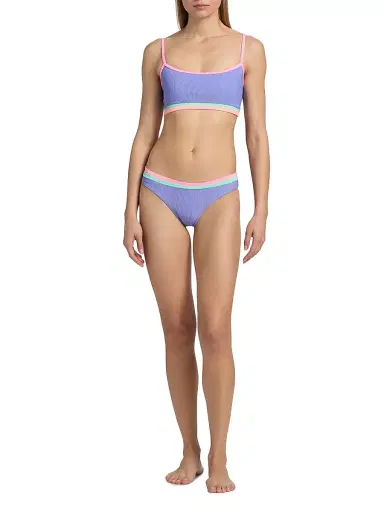 BEACH RIOT Women's Val Bralette Bikini Top - Sherbert Shores - Size Large | Thumbnail 2 BEACH RIOT Women's Val Bralette Bikini Top - Sherbert Shores - Size Large | Thumbnail 2