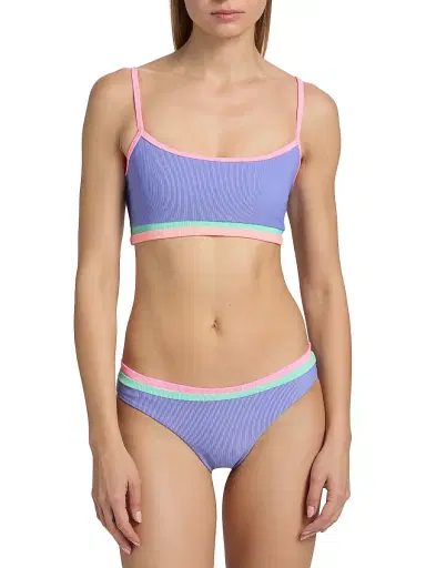 BEACH RIOT Women's Val Bralette Bikini Top - Sherbert Shores - Size Large | Thumbnail 3 BEACH RIOT Women's Val Bralette Bikini Top - Sherbert Shores - Size Large | Thumbnail 3