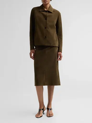 Proenza Schouler Women's Irine Suede Midi-Skirt | Thumbnail 2 Proenza Schouler Women's Irine Suede Midi-Skirt | Thumbnail 2