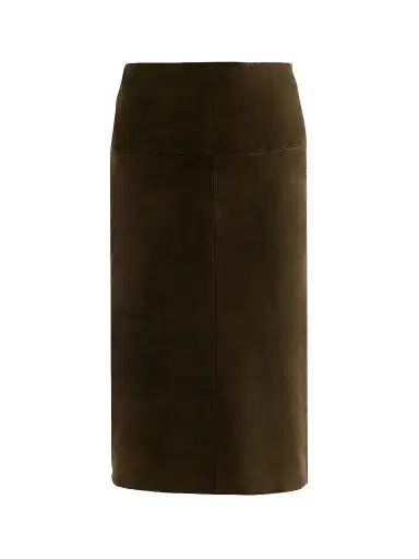 Proenza Schouler Women's Irine Suede Midi-Skirt | Thumbnail 1 Proenza Schouler Women's Irine Suede Midi-Skirt | Thumbnail 1