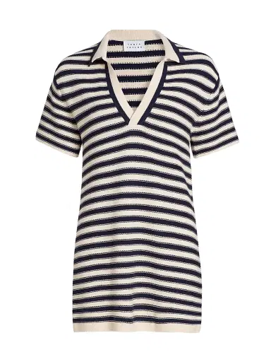 TANYA TAYLOR Women's Joni Stripe Polo Minidress | Thumbnail 1 TANYA TAYLOR Women's Joni Stripe Polo Minidress | Thumbnail 1