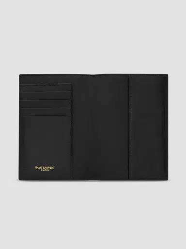 Saint Laurent Tiny Cassandre Passport Holder in Smooth Leather | Thumbnail 2 Saint Laurent Tiny Cassandre Passport Holder in Smooth Leather | Thumbnail 2