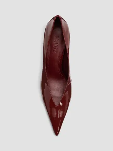 Schutz Women's Claudia 100MM Leather Pumps | Thumbnail 5