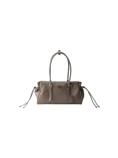 Prada Women's Bonnie Medium Antiqued Leather Tote Bag | Thumbnail 1 Prada Women's Bonnie Medium Antiqued Leather Tote Bag | Thumbnail 1