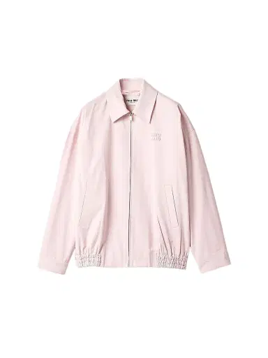 Miu Miu Women's Poplin Blouson Jacket - Pink - Size 6 | Thumbnail 1