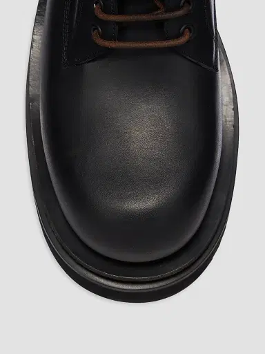 Rick Owens Men's Low Army Bogun Leather Boots - Black - Size 12 | Thumbnail 6