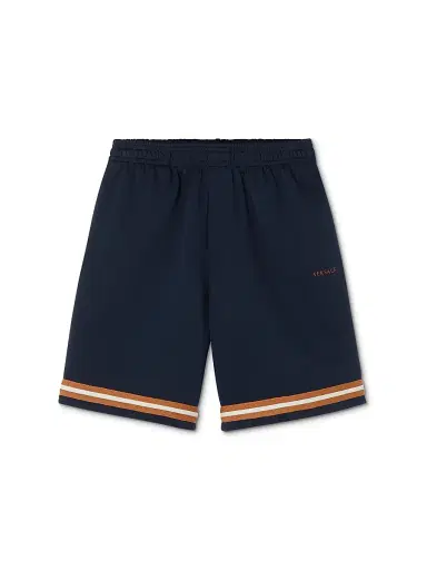 Versace Little Boy's & Boy's Stretch Knit Shirt & Shorts Set - Dark Navy | Thumbnail 2