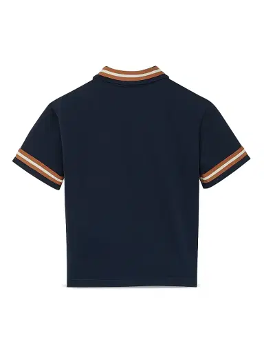 Versace Little Boy's & Boy's Stretch Knit Shirt & Shorts Set - Dark Navy | Thumbnail 6