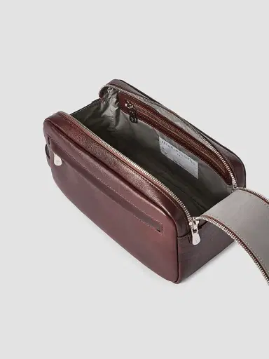 Brunello Cucinelli Calfskin Beauty Case With Double Zipper | Thumbnail 4 Brunello Cucinelli Calfskin Beauty Case With Double Zipper | Thumbnail 4