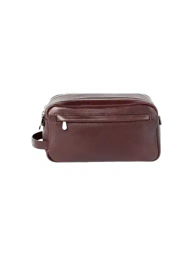 Brunello Cucinelli Calfskin Beauty Case With Double Zipper | Thumbnail 1 Brunello Cucinelli Calfskin Beauty Case With Double Zipper | Thumbnail 1