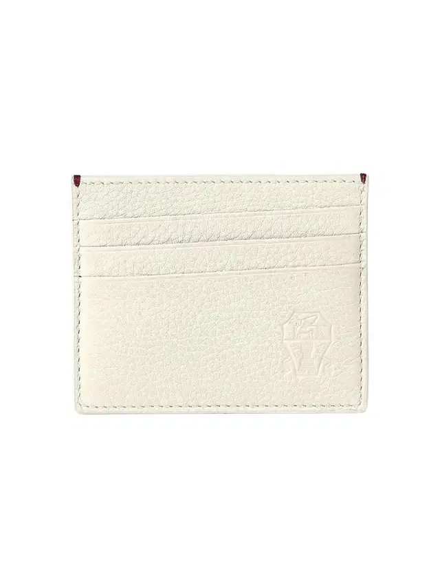 Brunello Cucinelli Men's Fine Grain Calfskin Card Holder - Chalk
