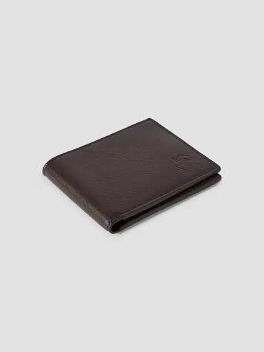 Brunello Cucinelli Men's Smooth Calfskin Wallet - Brown | Thumbnail 3